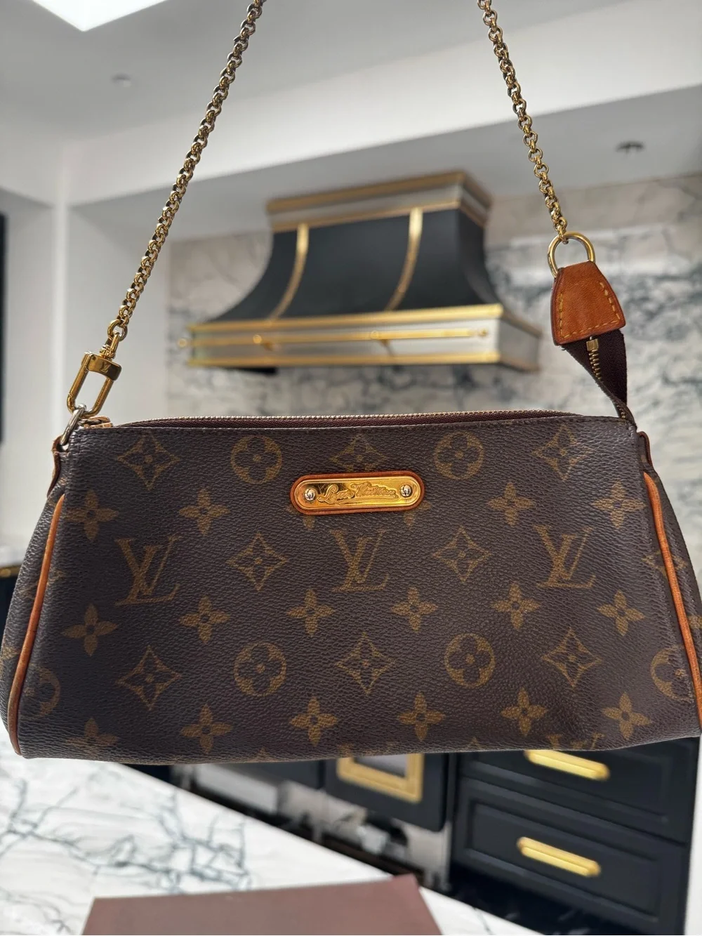 Louis Vuitton Brown Eva Monogram Canvas Cross Body Bag